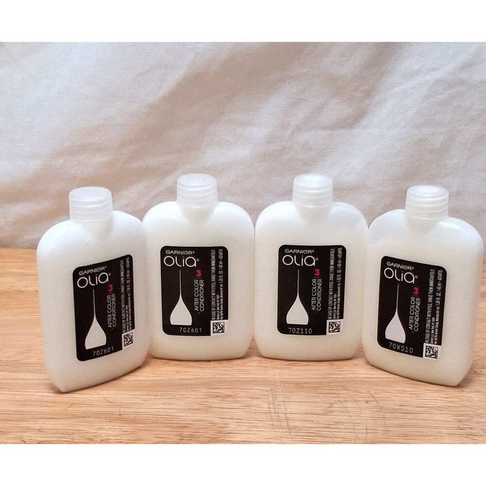 Lot Of 4 Garnier Olia After Color Conditioner 1.35 Fl Oz 40 ml Hair Dyeing